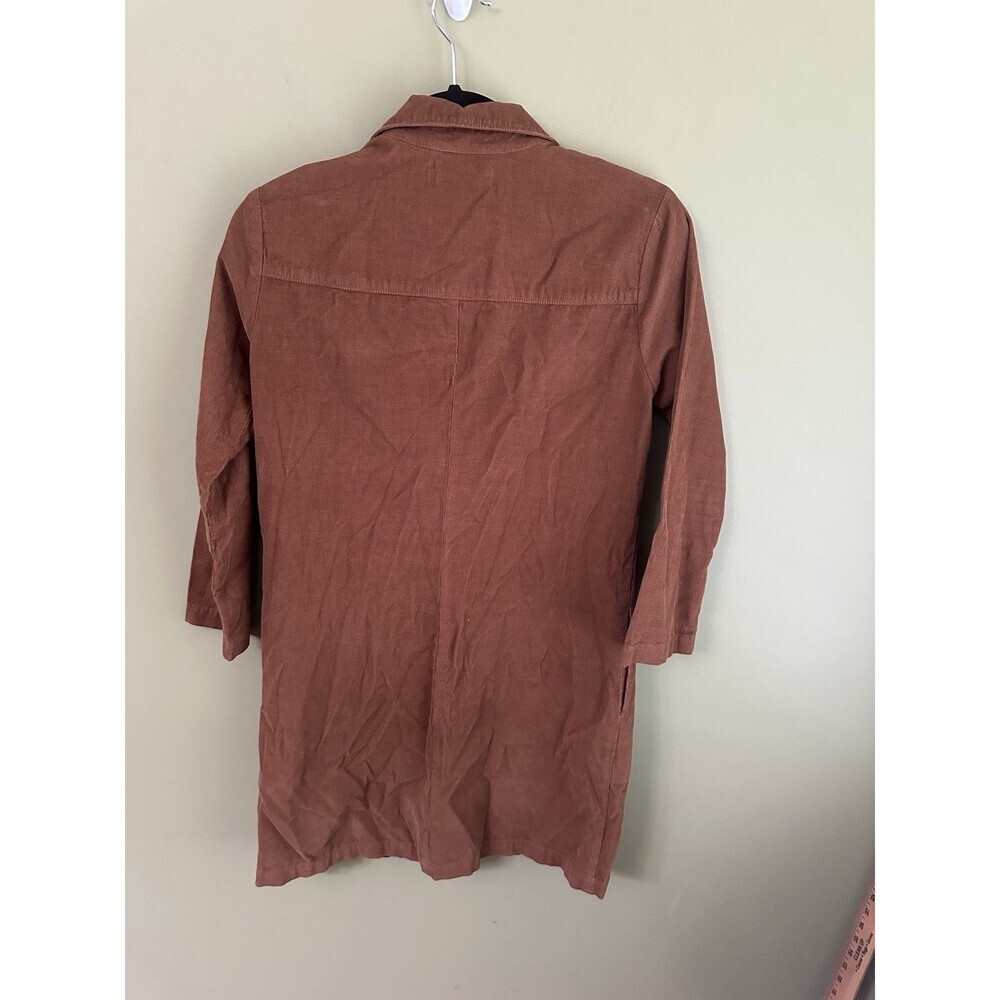 Velvet By Graham & Spencer Lana Corduroy Dress Sz XS‎ Pockets Boho Preppy - Picture 10 of 14